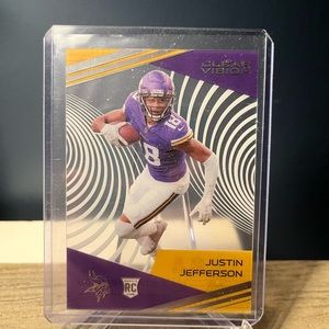JUSTIN JEFFERSON PANINI CLEAR VISSION ROOKIE CARD 🔥